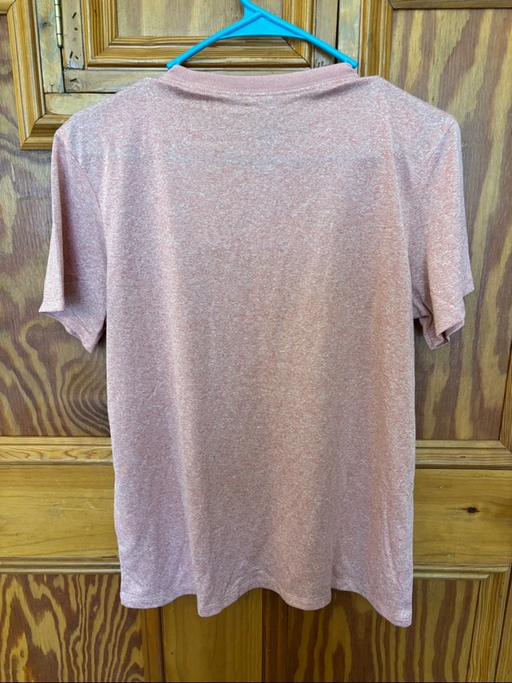 Nike Heathered Dusty Pink Short-Sleeve Performance Tee - Picture 4 of 4